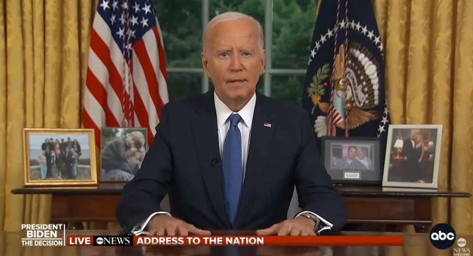 President Biden Speech from the Oval Office July 2024