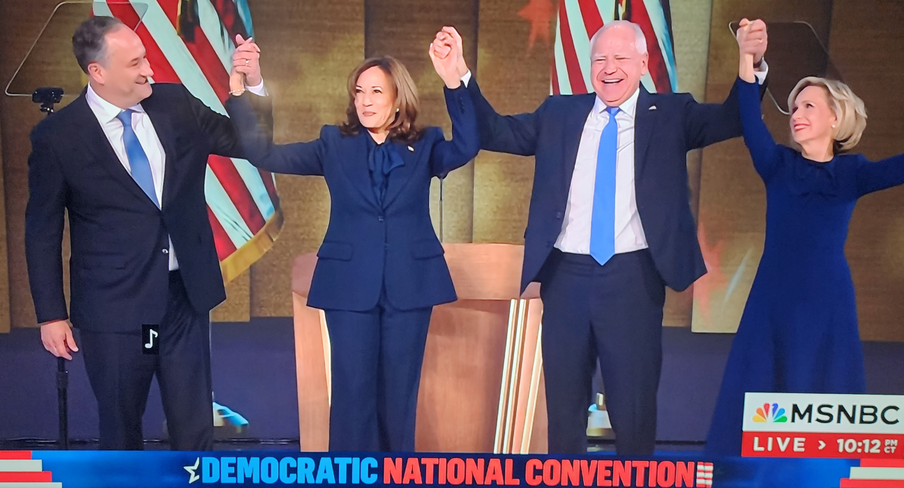 VP Kamala Harris Accepts DNC Presidential Nomination